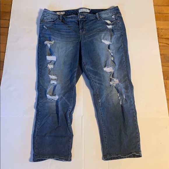 torrid boyfriend capris